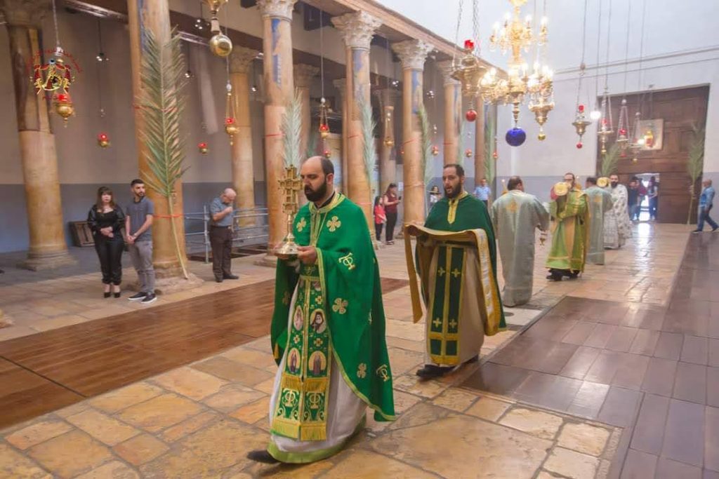 Easter Celebration at the Church of Nativity in Bethlehem